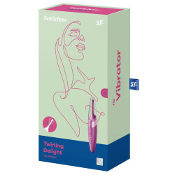 Satisfyer Stimulateur Twirling Delight Satisfyer 17cm Violet